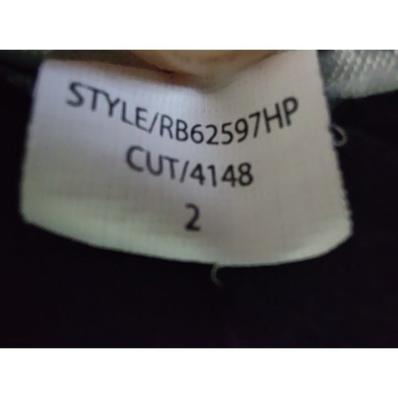 ELLE Navy Shimmer V-Neck Capri Length Pull-On Jumpsuit, Size M - Picture 8 of 8